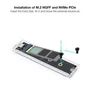 Tooq Caja Externa SSD M.2 NGFF/NVMe Transparente RGB TQE-2200